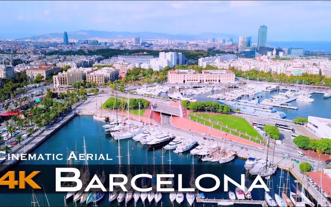 BARCELONA 🇪🇸 Drone 4K 2021 || SPAIN España Catalunya Ultra HD