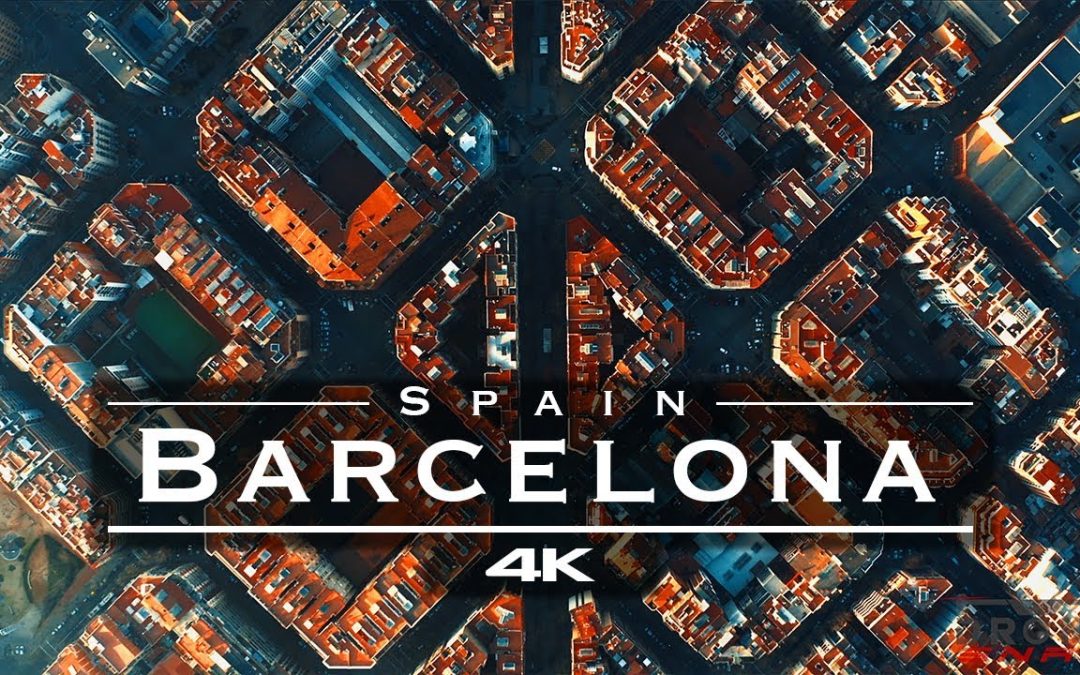 Barcelona, Spain 🇪🇸 – by drone [4K]