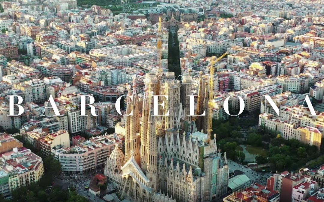 FLYING OVER BARCELONA (4K Aerial Film)