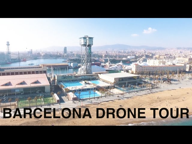 STUNNING BARCELONA BY DRONE