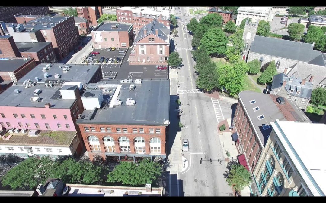 Downtown Lowell From Above August 2015 Airgoz Aerial Photography By Jamie Boudreau