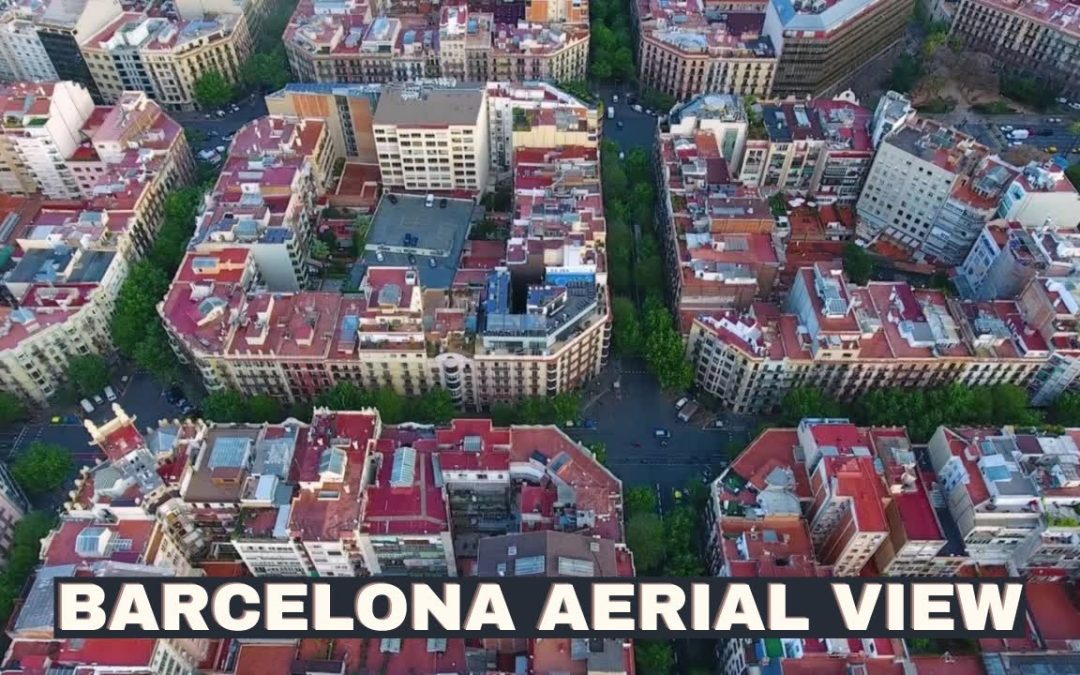 Barcelona Aerial View Ultra HD – Barcelona City Aerial View by Drone – Barcelona Drone