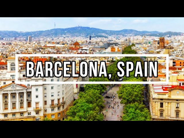 Barcelona, Spain | Aerial Drone Tour 4K  (Spain’s Catalonia Region)