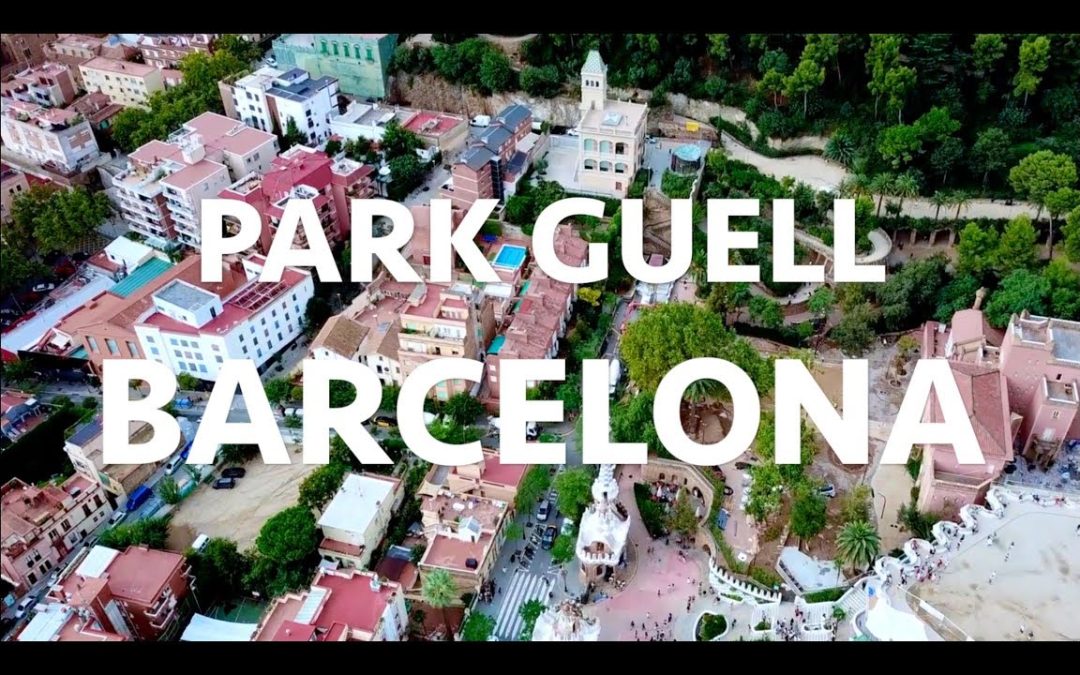 BARCELONA Drone 4K 🇪🇸 Park Güell Ultra HD Spain España