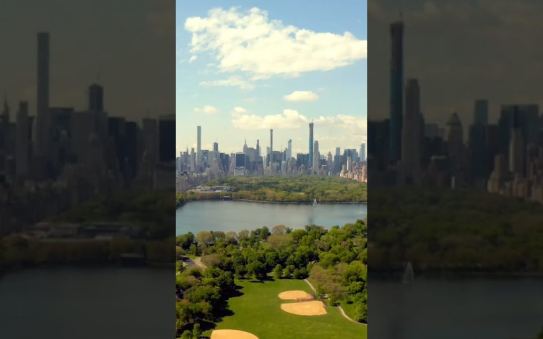 Amazing Aerial shot #centralpark in #NYC #nycskyline #newyorkcity #nyctravel #travelvlog #dronevideo